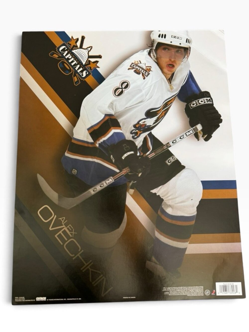 2005 Alex Ovechkin Costacos 22x34 Heavy Stock Poster Washington Capitals #8 NHL
